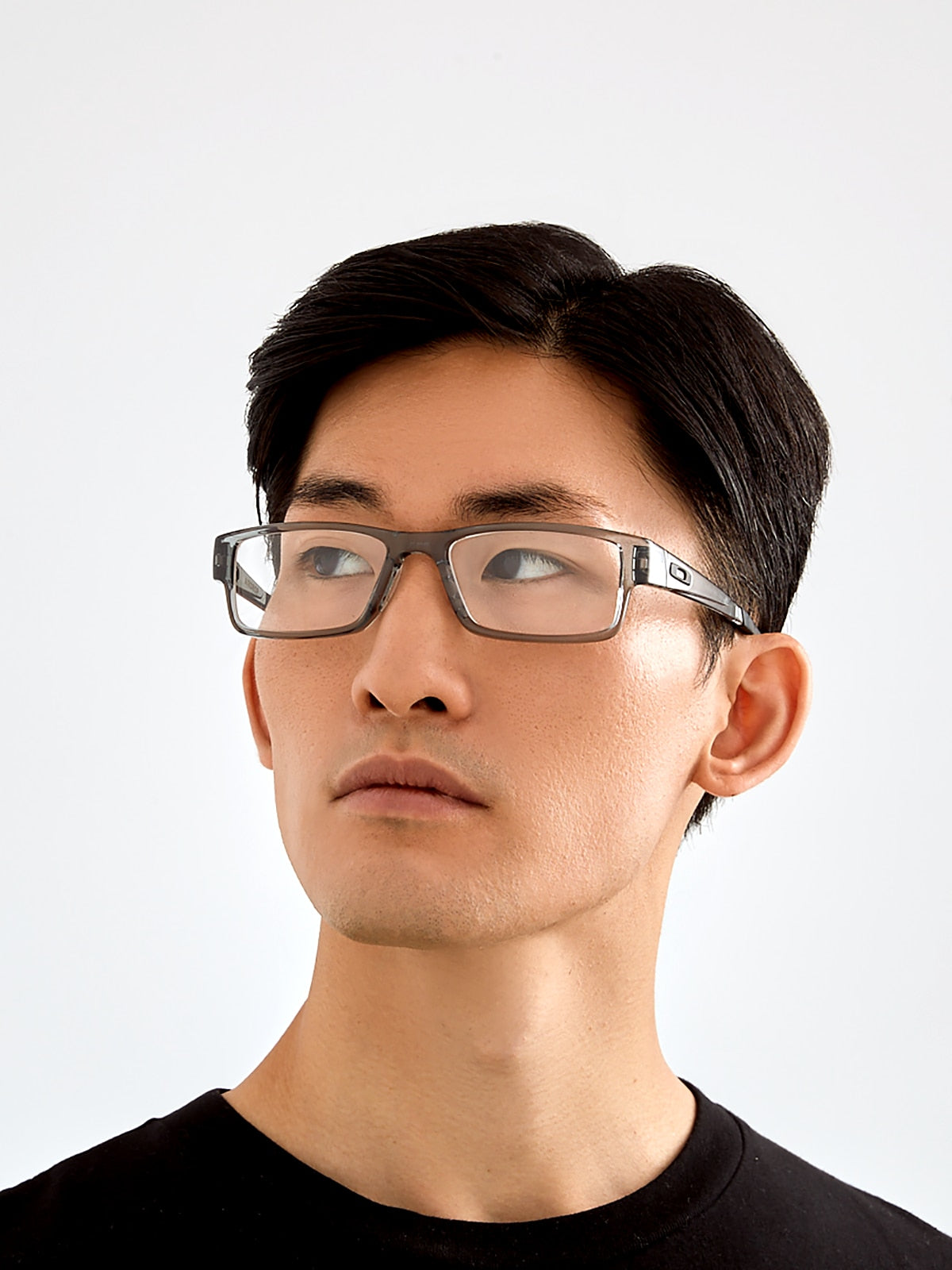 Oakley OX8046 Airdrop Men's Rectangle Eyeglass Frames - Black Ink Frame
