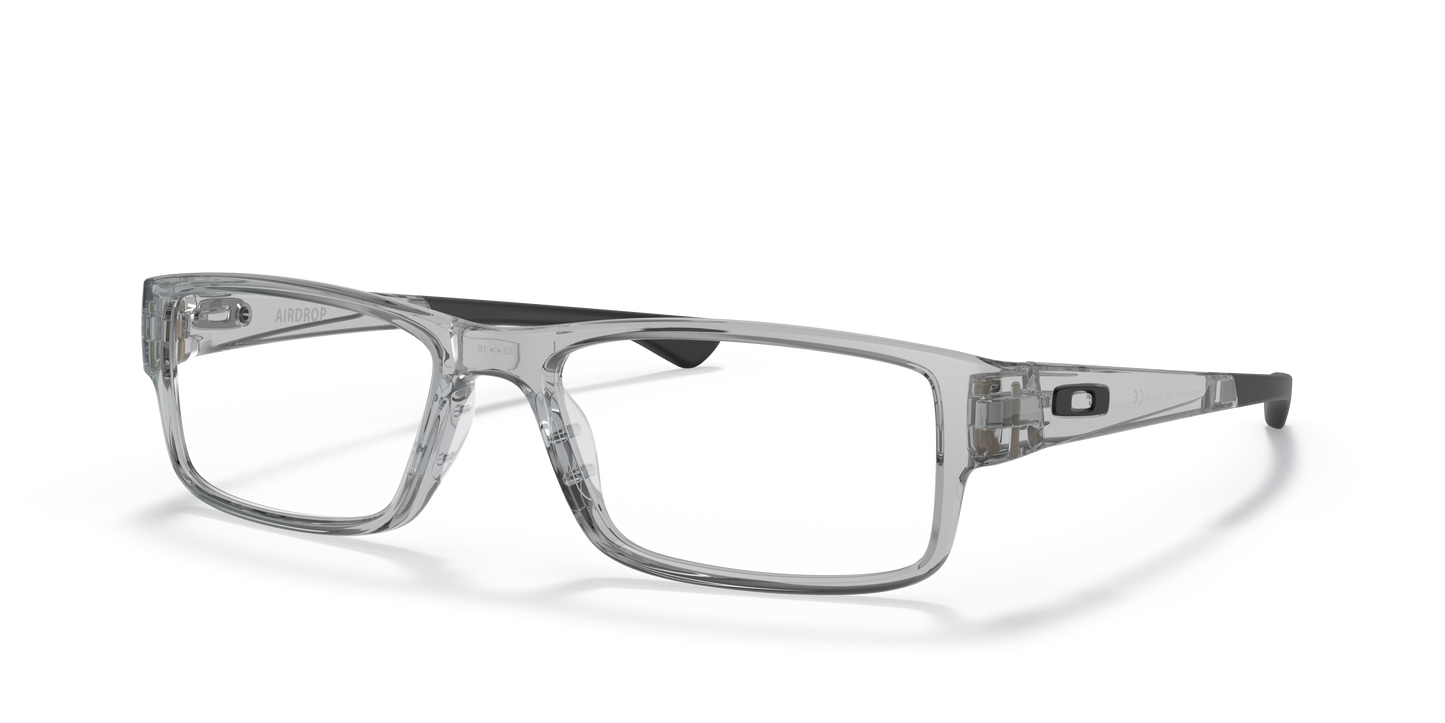 Oakley OX8046 Airdrop Men's Rectangle Eyeglass Frames - Satin Black Frame