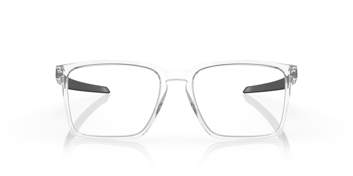 Oakley OX8055 Exchange Men's Rectangle Eyeglass Frames - Polished Clear Frame