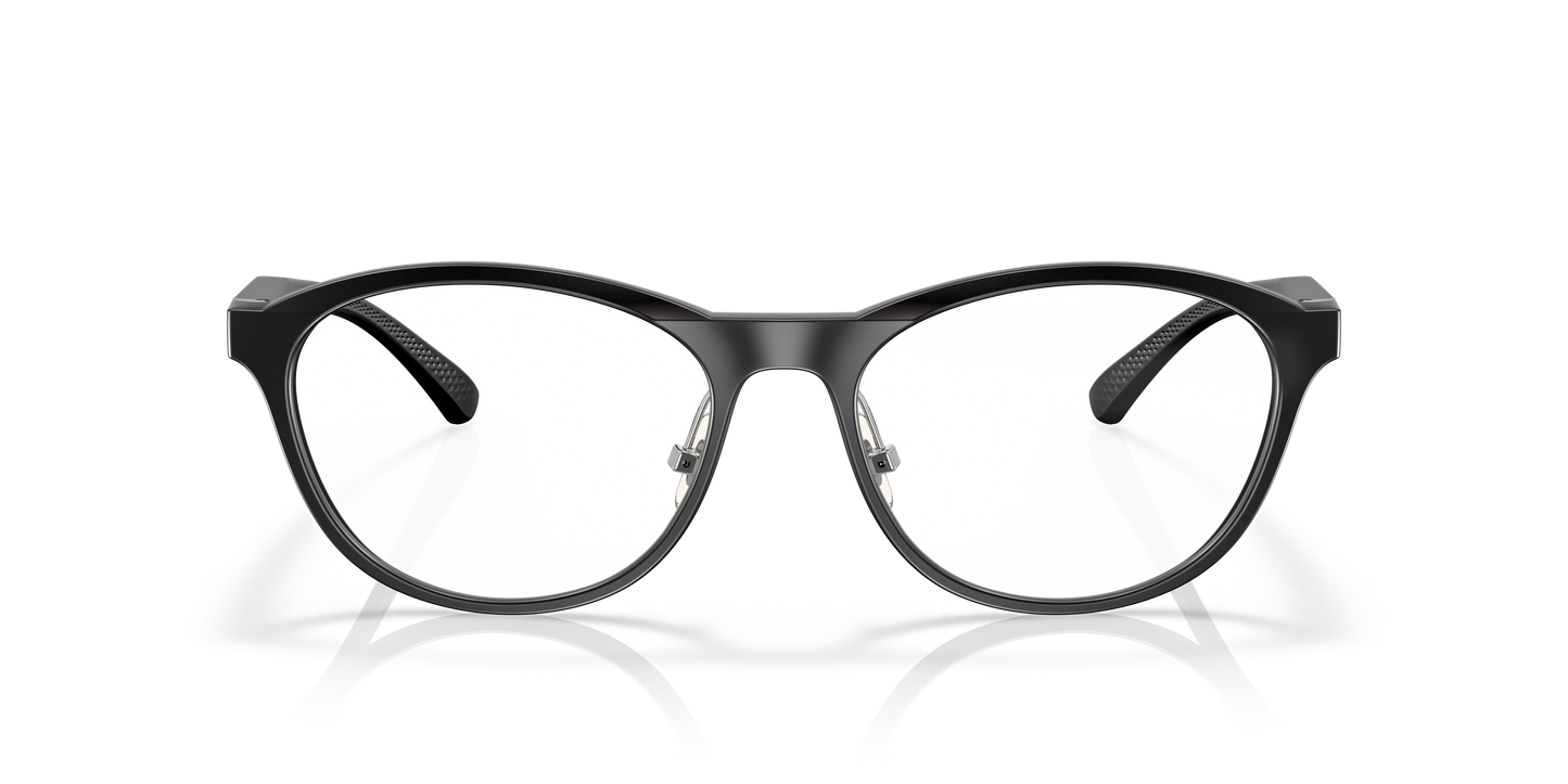 Oakley OX8057 Draw Up Women's Round Eyeglass Frames - Satin Black Frame