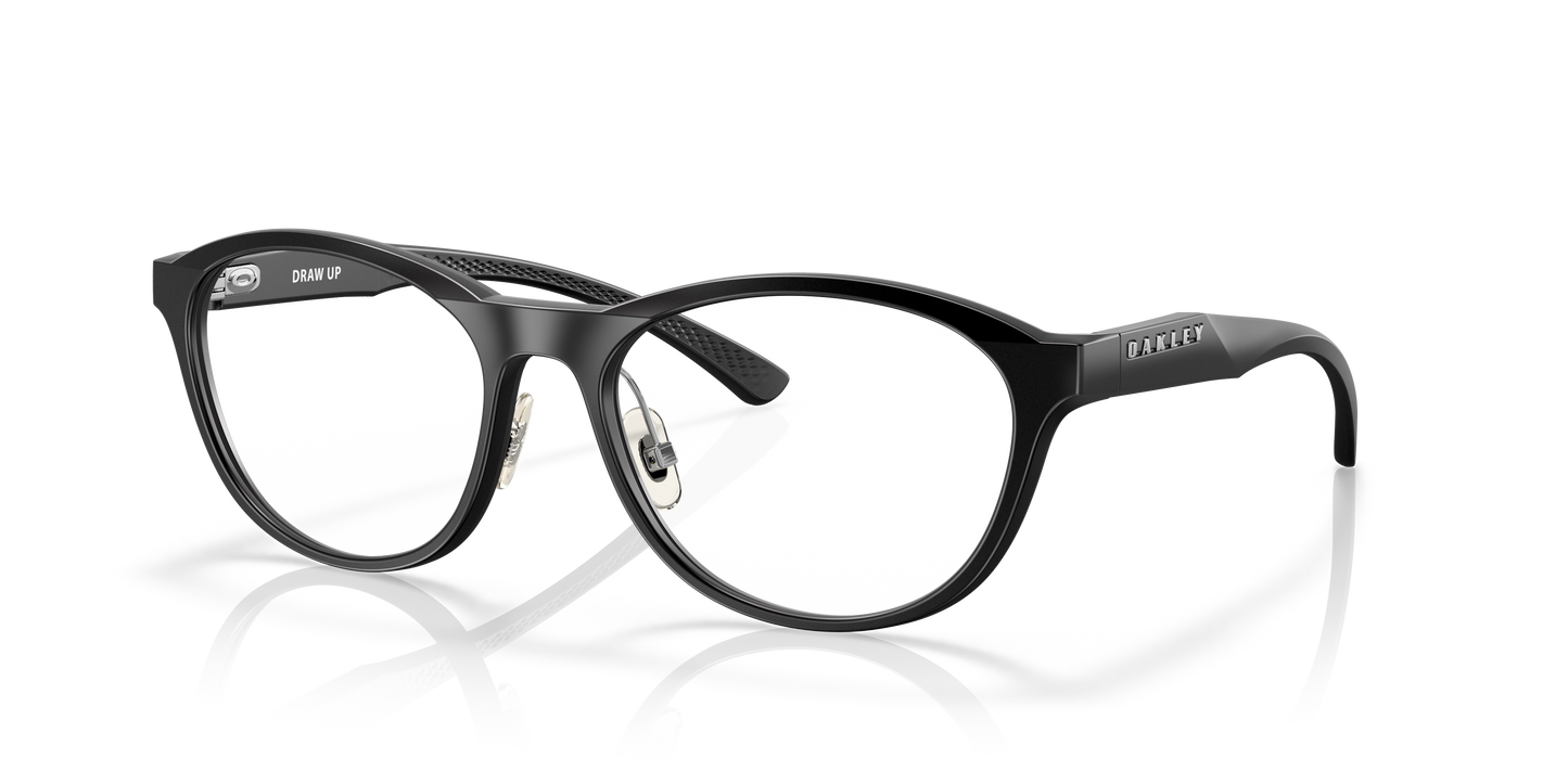 Oakley OX8057 Draw Up Women's Round Eyeglass Frames - Satin Brown Tortoise Frame