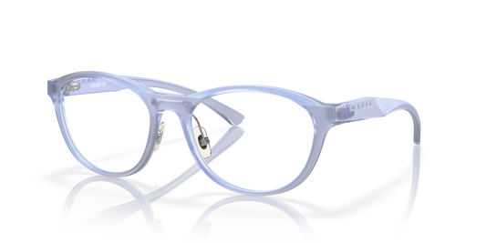 Oakley OX8057 Draw Up Women's Round Eyeglass Frames - Matte Dark Stonewash Frame
