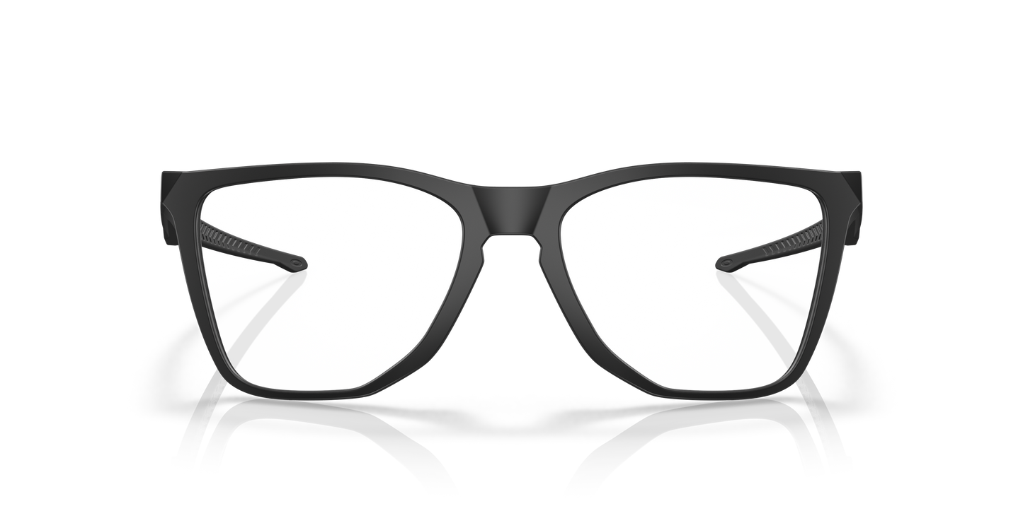 Oakley OX8058 The Cut Men's Square Eyeglass Frames - Satin Black Frame
