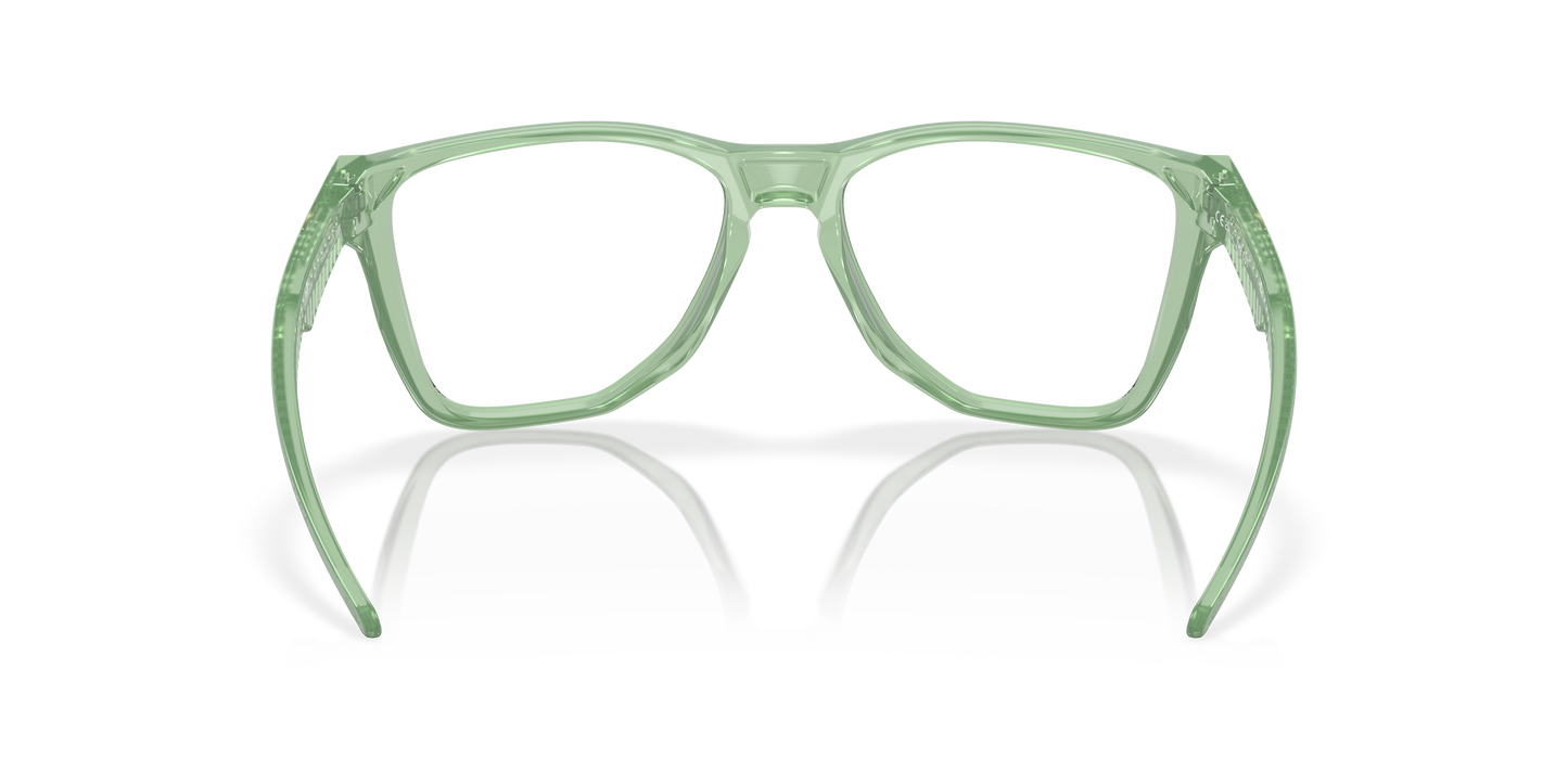 Oakley OX8058 The Cut Men's Square Eyeglass Frames - Satin Black Frame