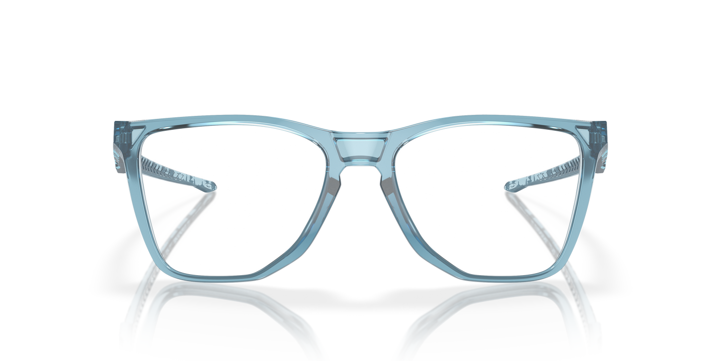 Oakley OX8058 The Cut Men's Square Eyeglass Frames - Satin Black Frame