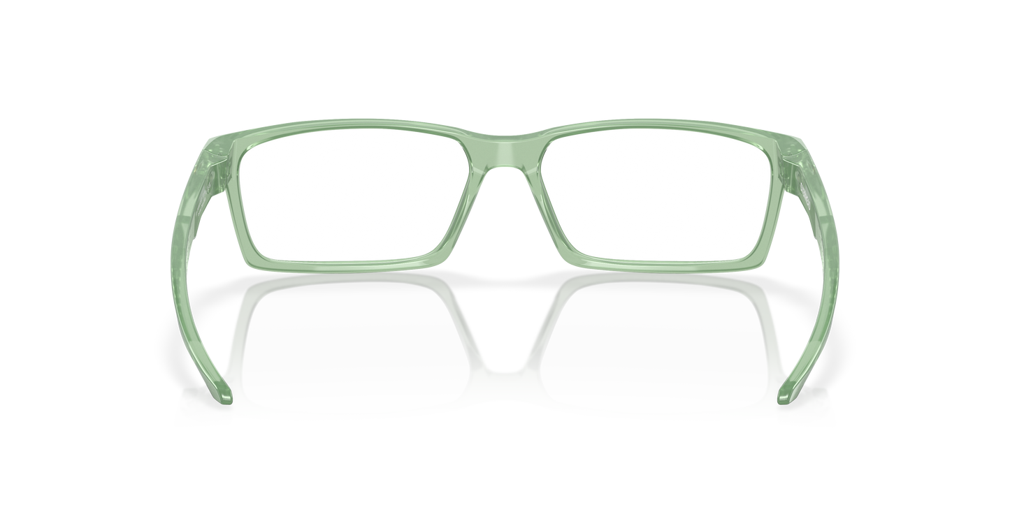 Oakley OX8060 Overhead Men's Rectangle Eyeglass Frames - Satin Black Frame