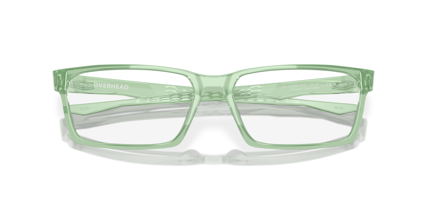 Oakley OX8060 Overhead Men's Rectangle Eyeglass Frames - Satin Black Frame