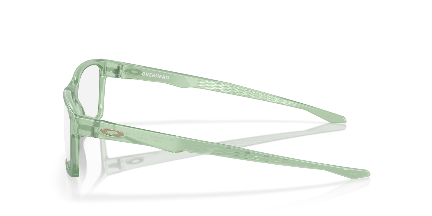 Oakley OX8060 Overhead Men's Rectangle Eyeglass Frames - Matte Dark Silver Frame
