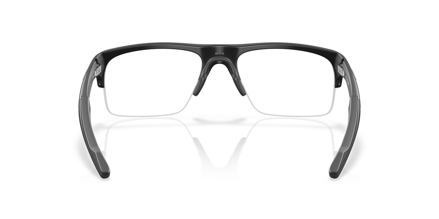Oakley OX8061 Plazlink Men's Rectangle Eyeglass Frames - Satin Black Frame