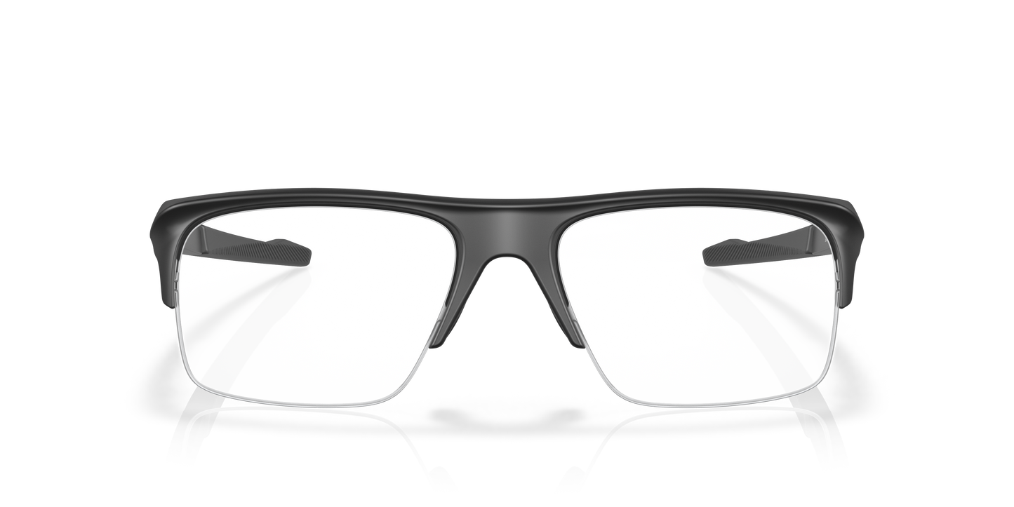 Oakley OX8061 Plazlink Men's Rectangle Eyeglass Frames - Satin Black Frame