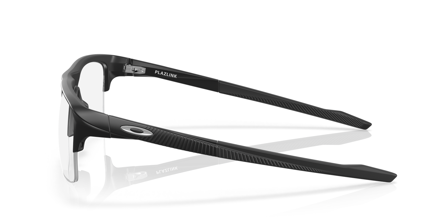 Oakley OX8061 Plazlink Men's Rectangle Eyeglass Frames - Satin Black Frame