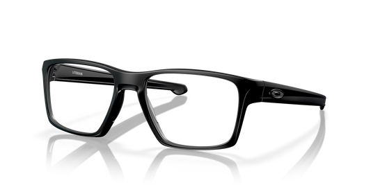 Oakley OX8140 Litebeam Men's Square Eyeglass Frames - Satin Black Frame