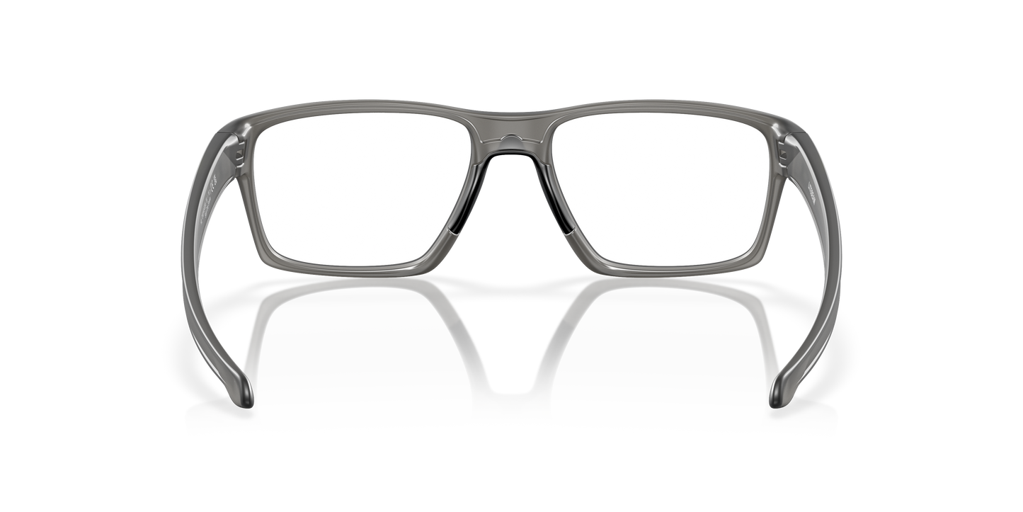 Oakley OX8140 Litebeam Men's Square Eyeglass Frames - Satin Grey Smoke Frame