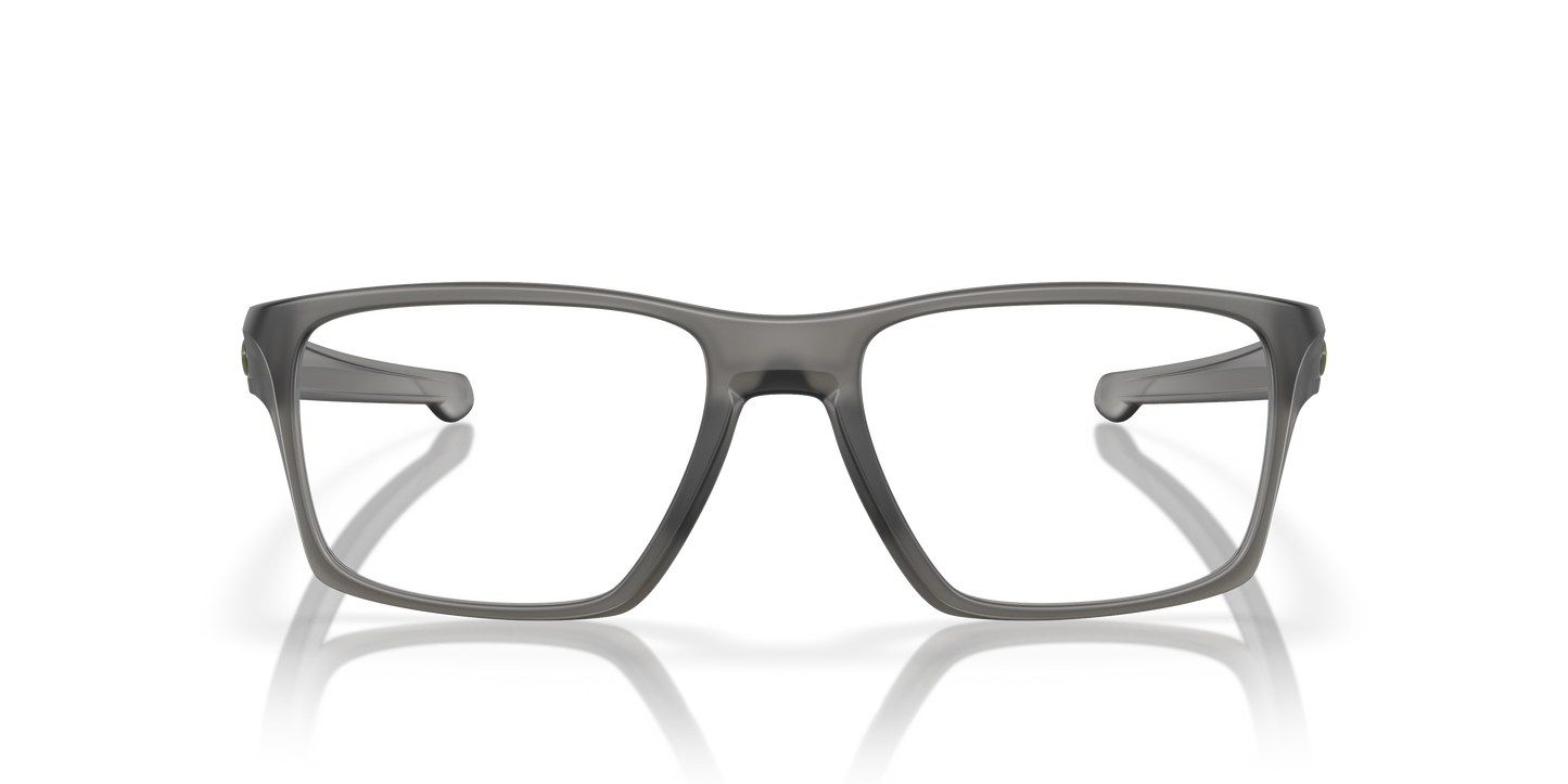 Oakley OX8140 Litebeam Men's Square Eyeglass Frames - Satin Grey Smoke Frame