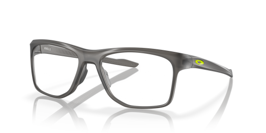 Oakley OX8144 Knolls Men's Rectangle Eyeglass Frames - Satin Grey Smoke Frame