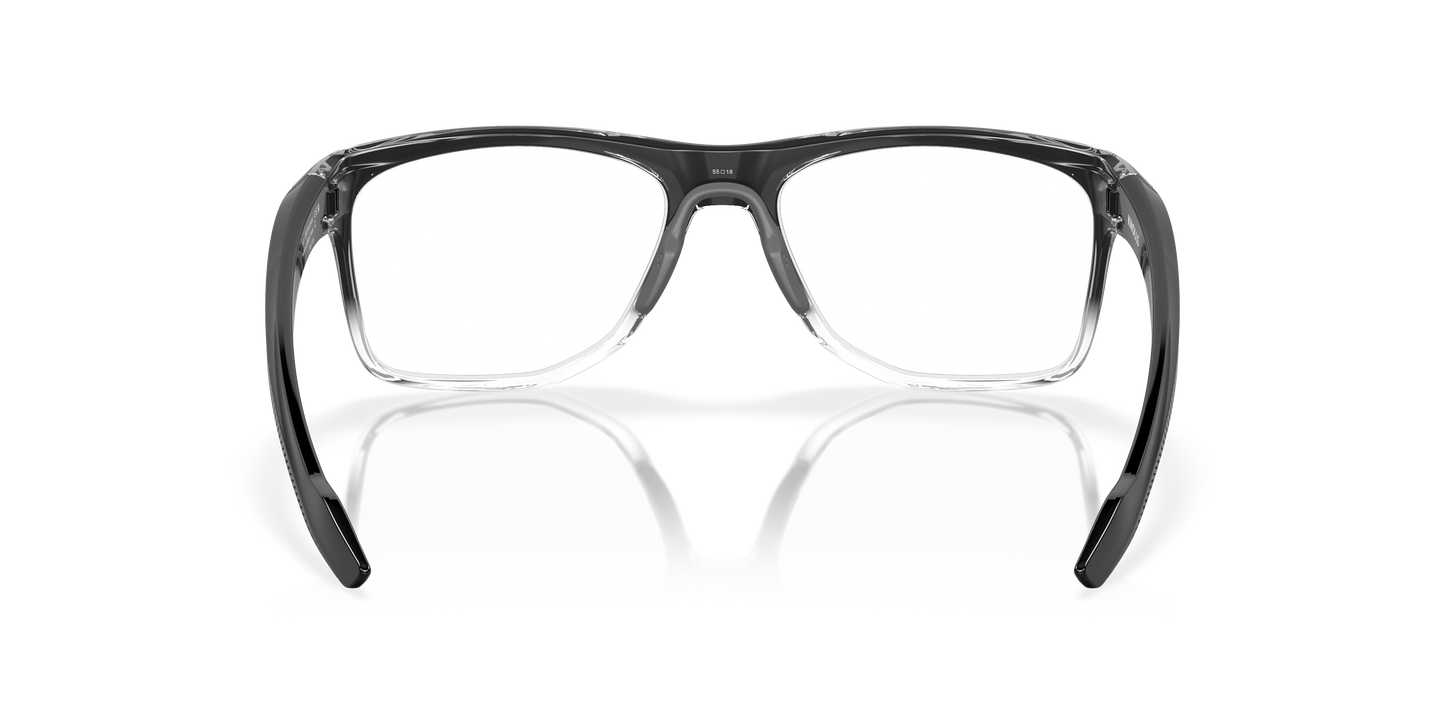 Oakley OX8144 Knolls Men's Rectangle Eyeglass Frames - Satin Grey Smoke Frame