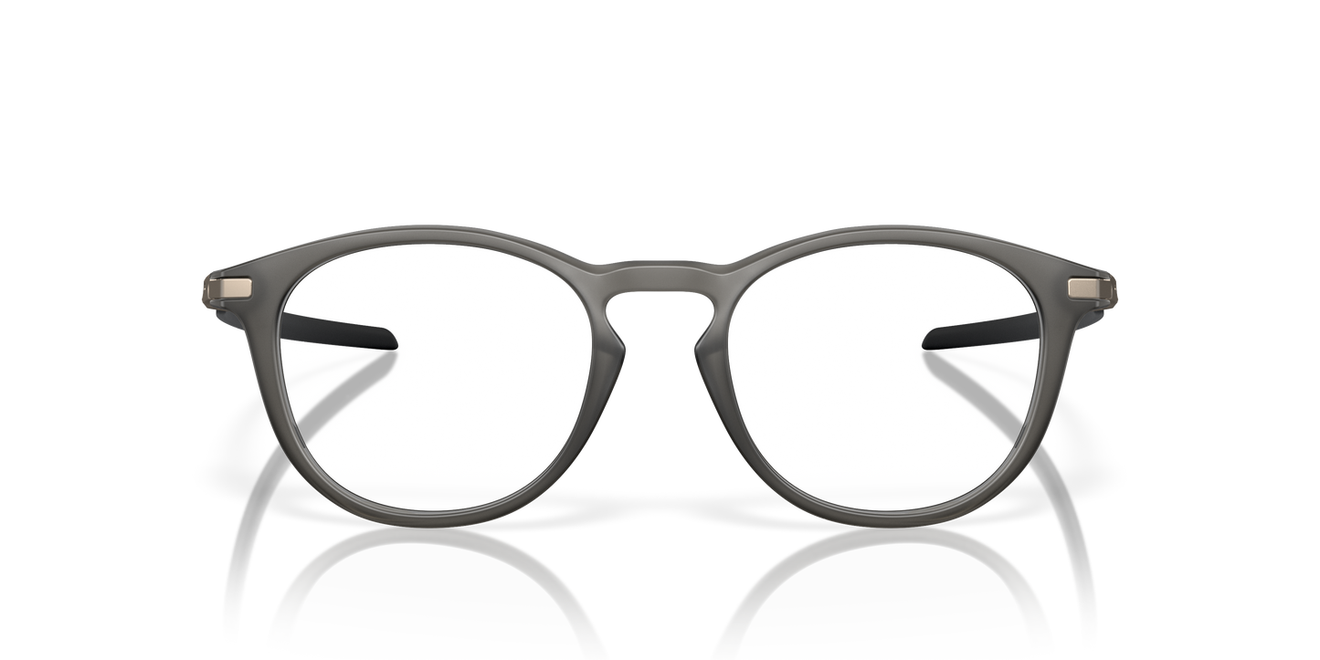 Oakley OX8149 Pitchman R Carbon Men's Round Eyeglass Frames - Satin Grey Smoke Frame