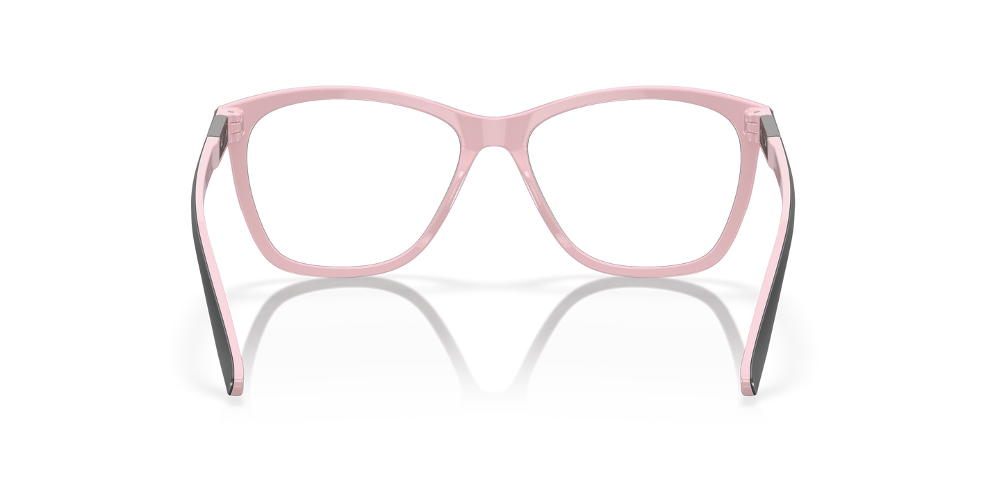 Oakley OX8155 Alias Women's Round Eyeglass Frames - Black Frame