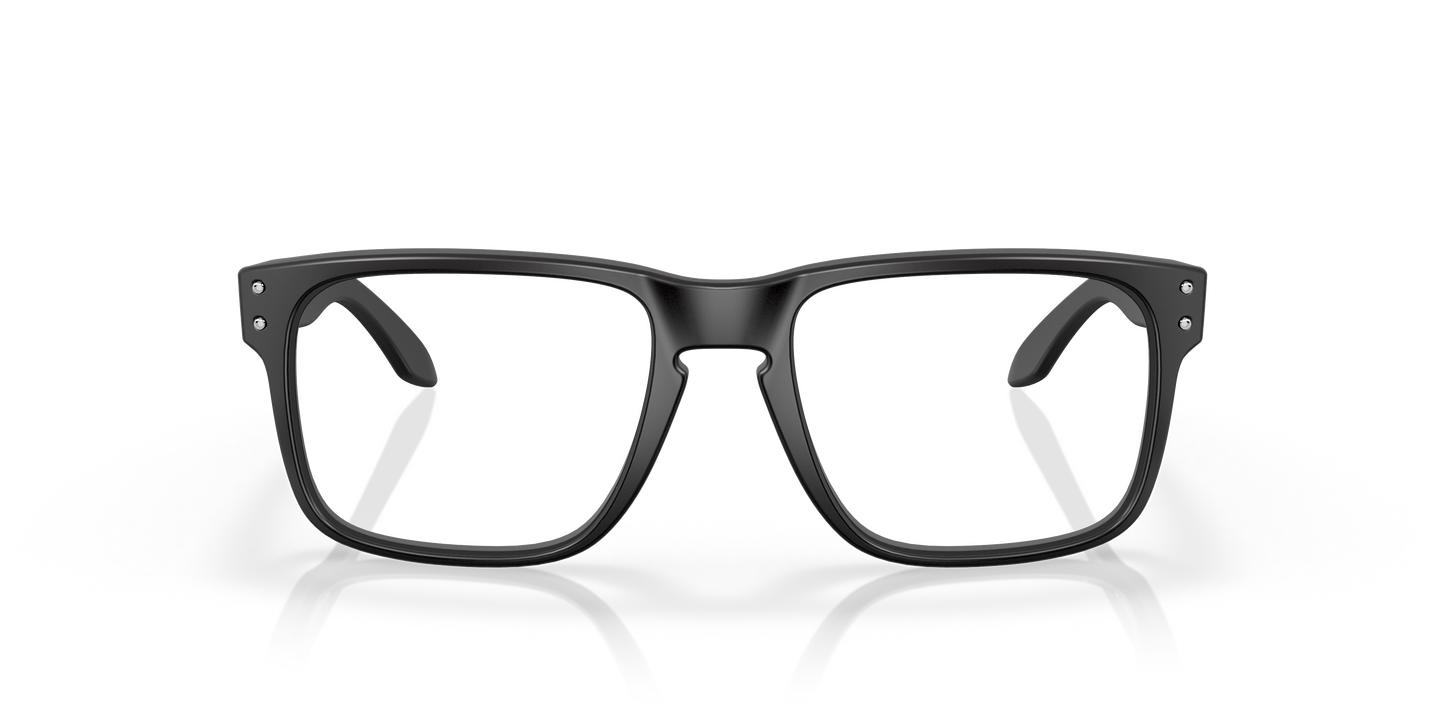 Oakley OX8156 Holbrook Men's Square Eyeglass Frames - Polished Clear Frame