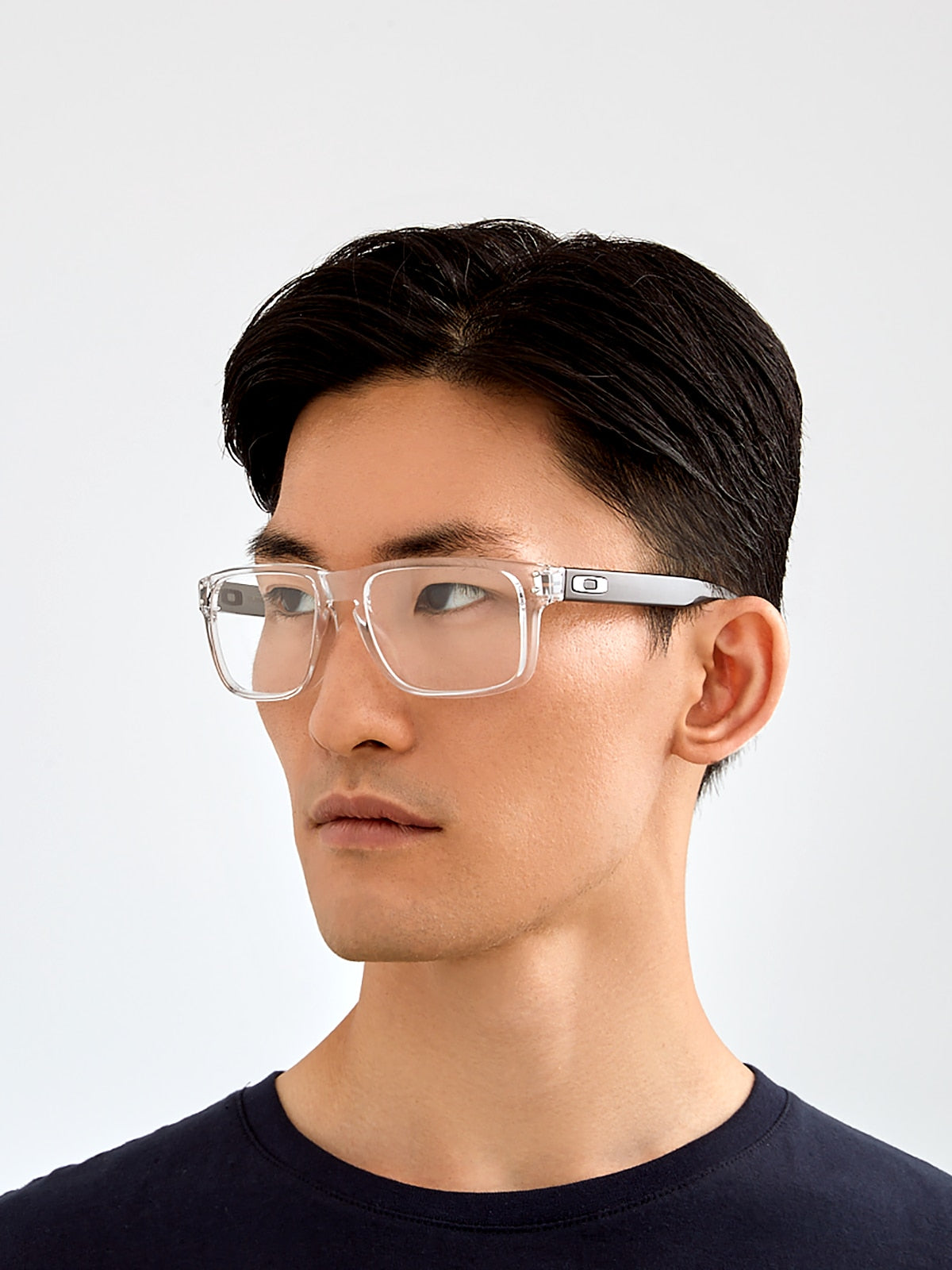 Oakley OX8156 Holbrook Men's Square Eyeglass Frames - Matte Brown Tortoise Frame