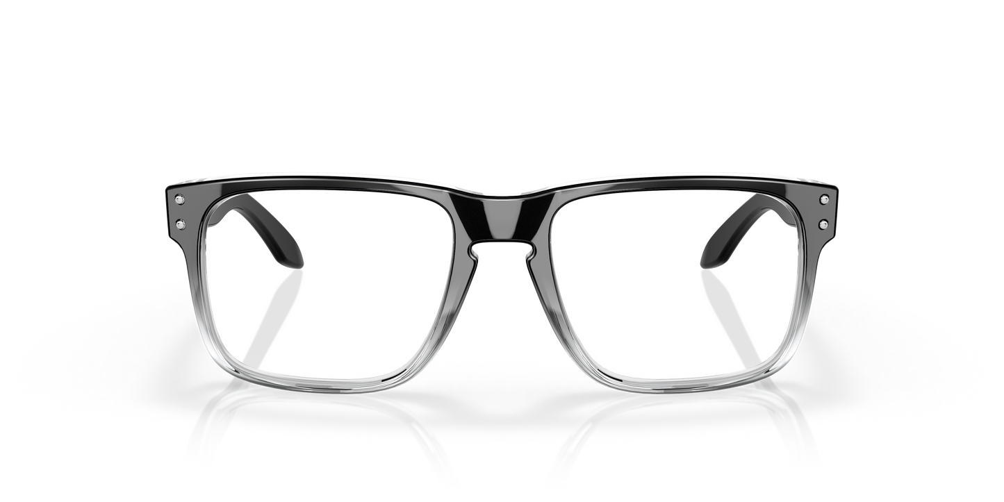 Oakley OX8156 Holbrook Men's Square Eyeglass Frames - Polished Clear Frame
