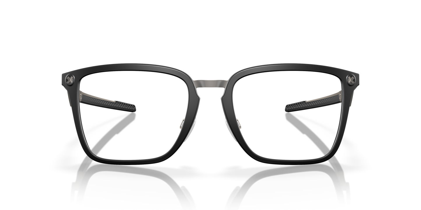 Oakley OX8162 Cognitive Men's Rectangle Eyeglass Frames - Satin Black Frame