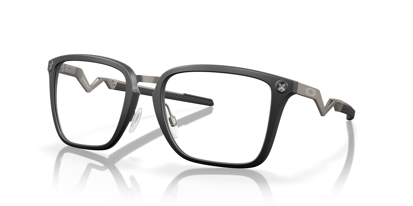 Oakley OX8162 Cognitive Men's Rectangle Eyeglass Frames - Transparent Blue Frame