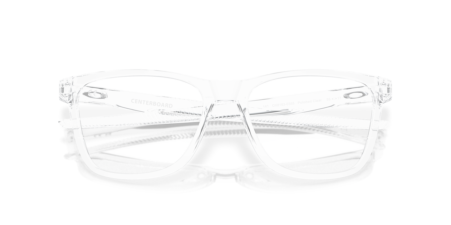 Oakley OX8163 Centerboard Men's Round Eyeglass Frames - Satin Light Steel Frame