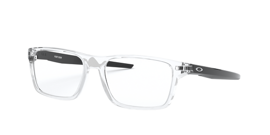 Oakley OX8164 Port Bow Men's Rectangle Eyeglass Frames - Polished Clear Frame