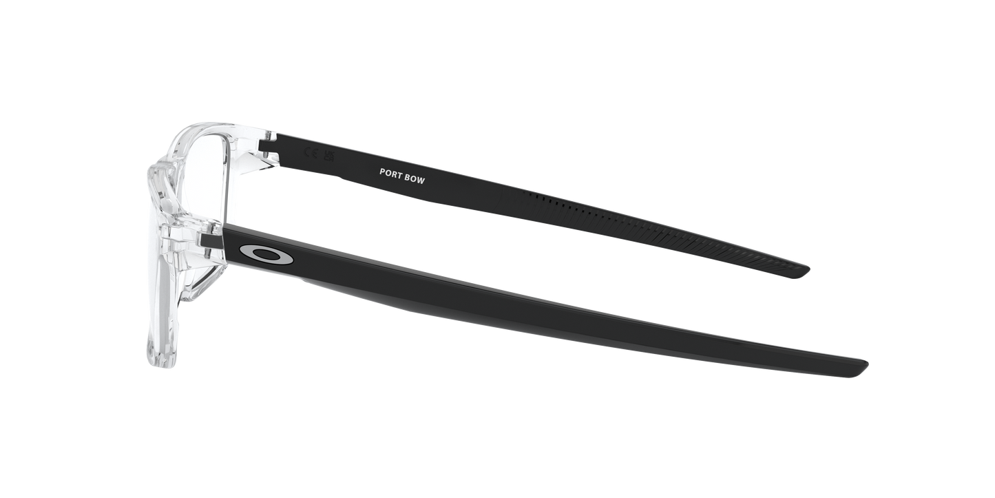 Oakley OX8164 Port Bow Men's Rectangle Eyeglass Frames - Satin Light Steel Frame