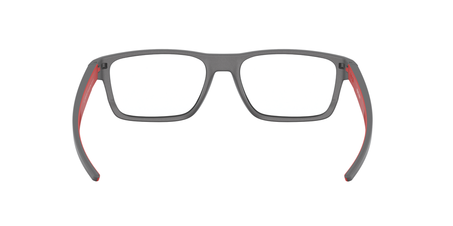 Oakley OX8164 Port Bow Men's Rectangle Eyeglass Frames - Polished Clear Frame