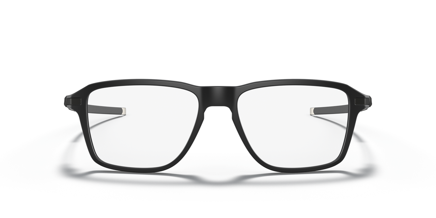 Oakley OX8166 Wheel House Men's Square Eyeglass Frames - Satin Grey Smoke Frame