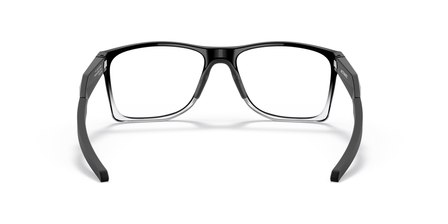 Oakley OX8173 Activate Men's Square Eyeglass Frames - Polished Black Fade Frame