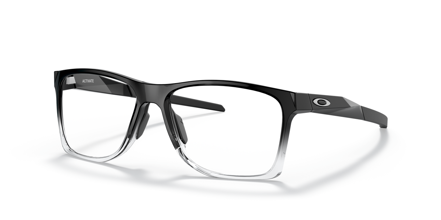 Oakley OX8173 Activate Men's Square Eyeglass Frames - Satin Black Frame