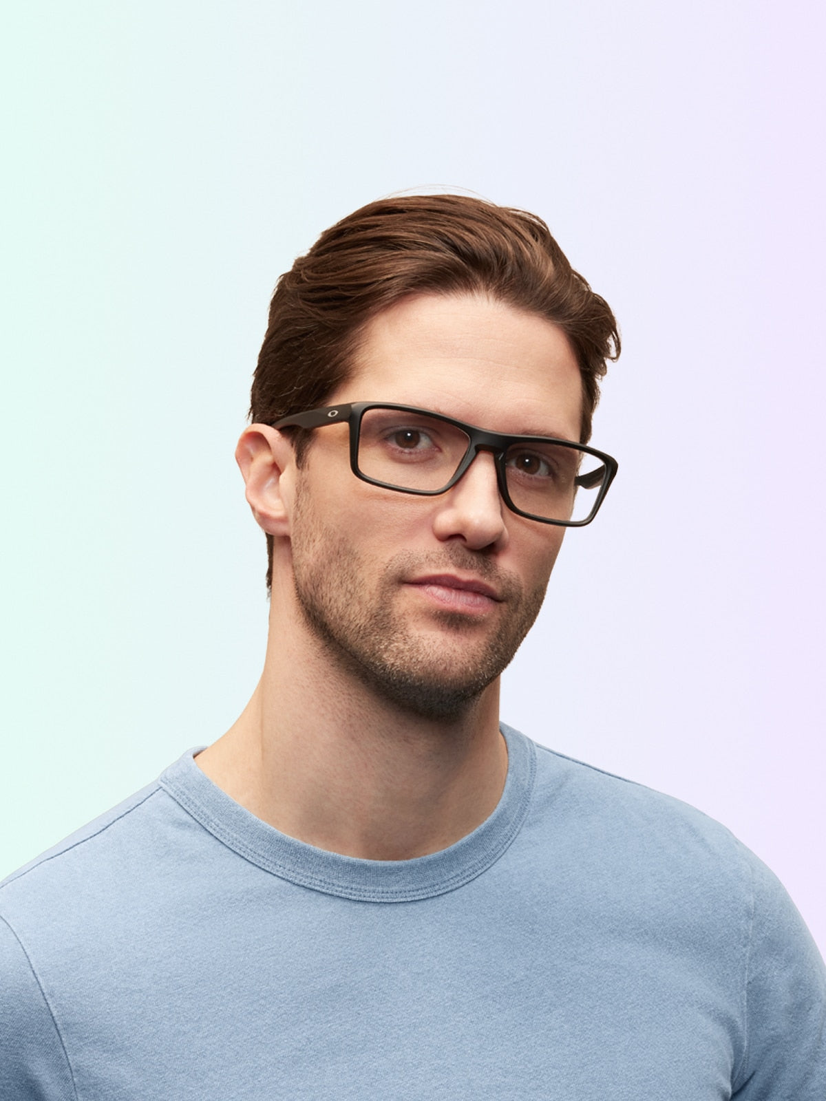 Oakley OX8178 Rafter Men's Rectangle Eyeglass Frames - Satin Black Frame
