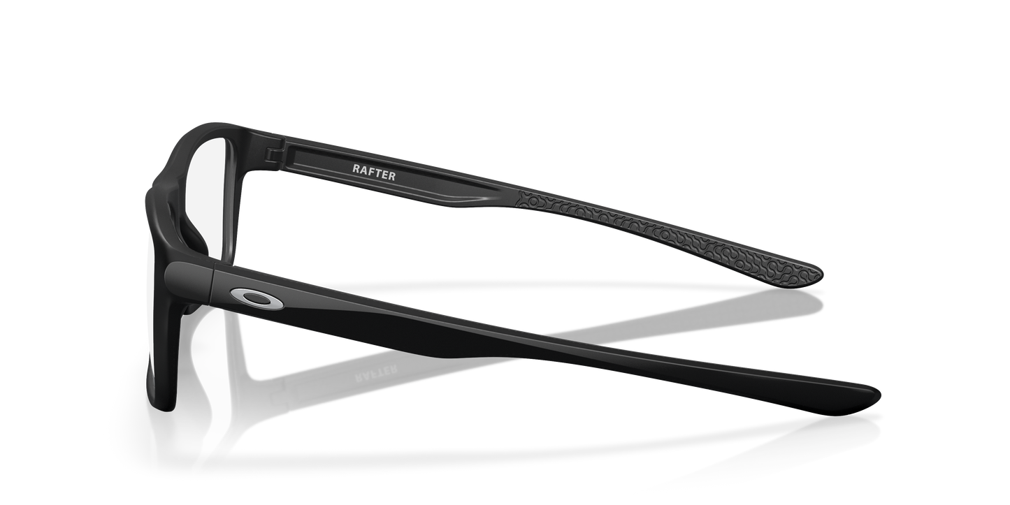 Oakley OX8178 Rafter Men's Rectangle Eyeglass Frames - Satin Grey Smoke Frame
