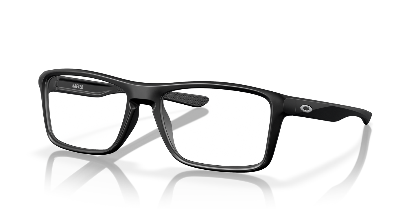 Oakley OX8178 Rafter Men's Rectangle Eyeglass Frames - Satin Grey Smoke Frame
