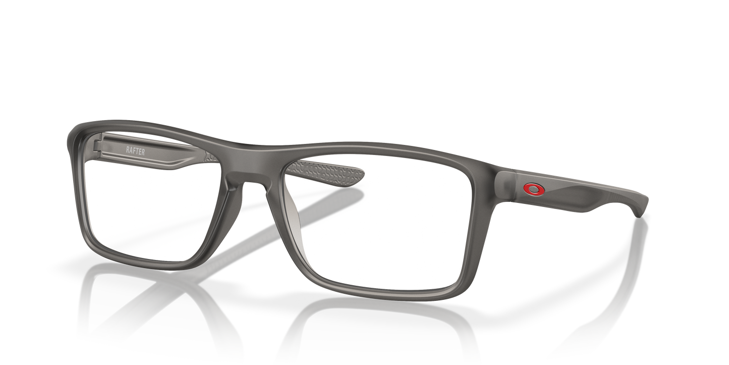 Oakley OX8178 Rafter Men's Rectangle Eyeglass Frames - Polished Clear Frame