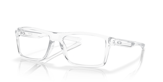 Oakley OX8178 Rafter Men's Rectangle Eyeglass Frames - Polished Clear Frame