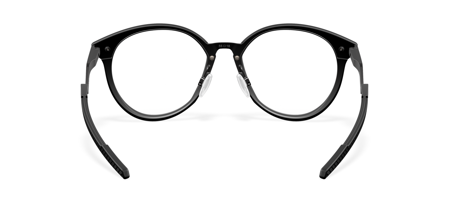 Oakley OX8181 Cognitive R Men's Round Eyeglass Frames - Satin Black Frame