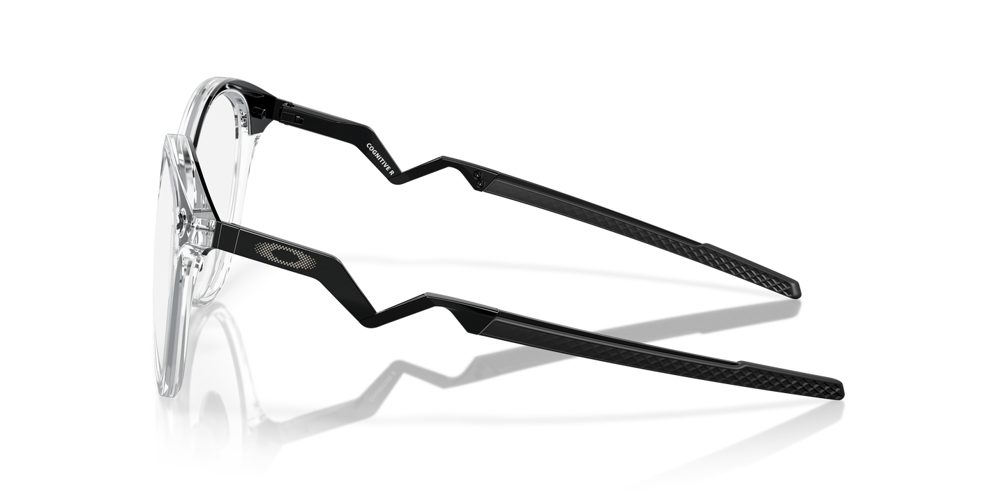 Oakley OX8181 Cognitive R Men's Round Eyeglass Frames - Satin Black Frame