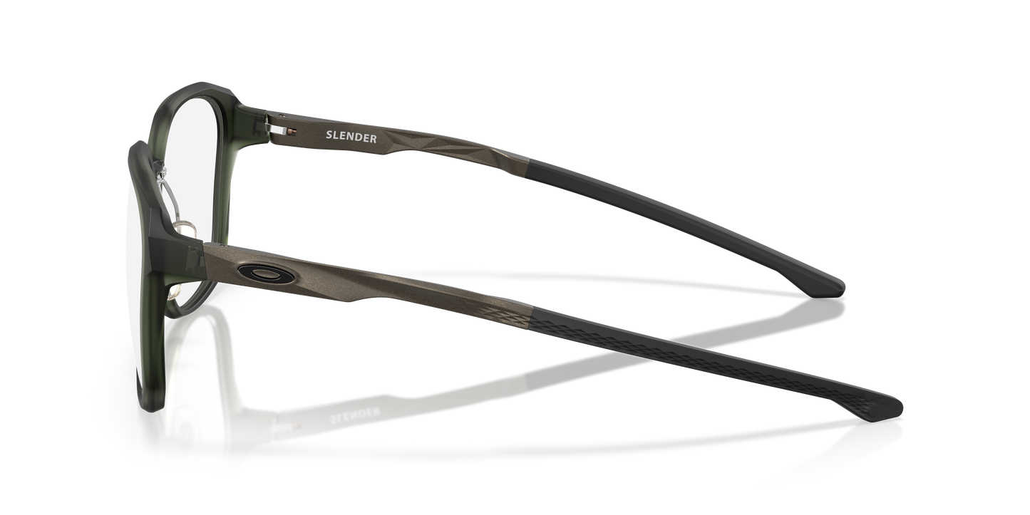 Oakley OX8193 Slender Men's Square Eyeglass Frames - Matte Olive Ink Frame