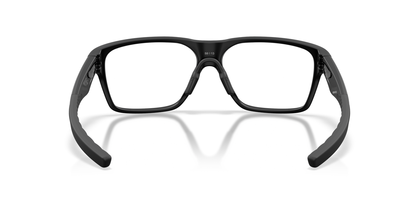 Oakley OX8201 Versafuse SQ Unisex Rectangle Eyeglass Frames - Satin Black Frame