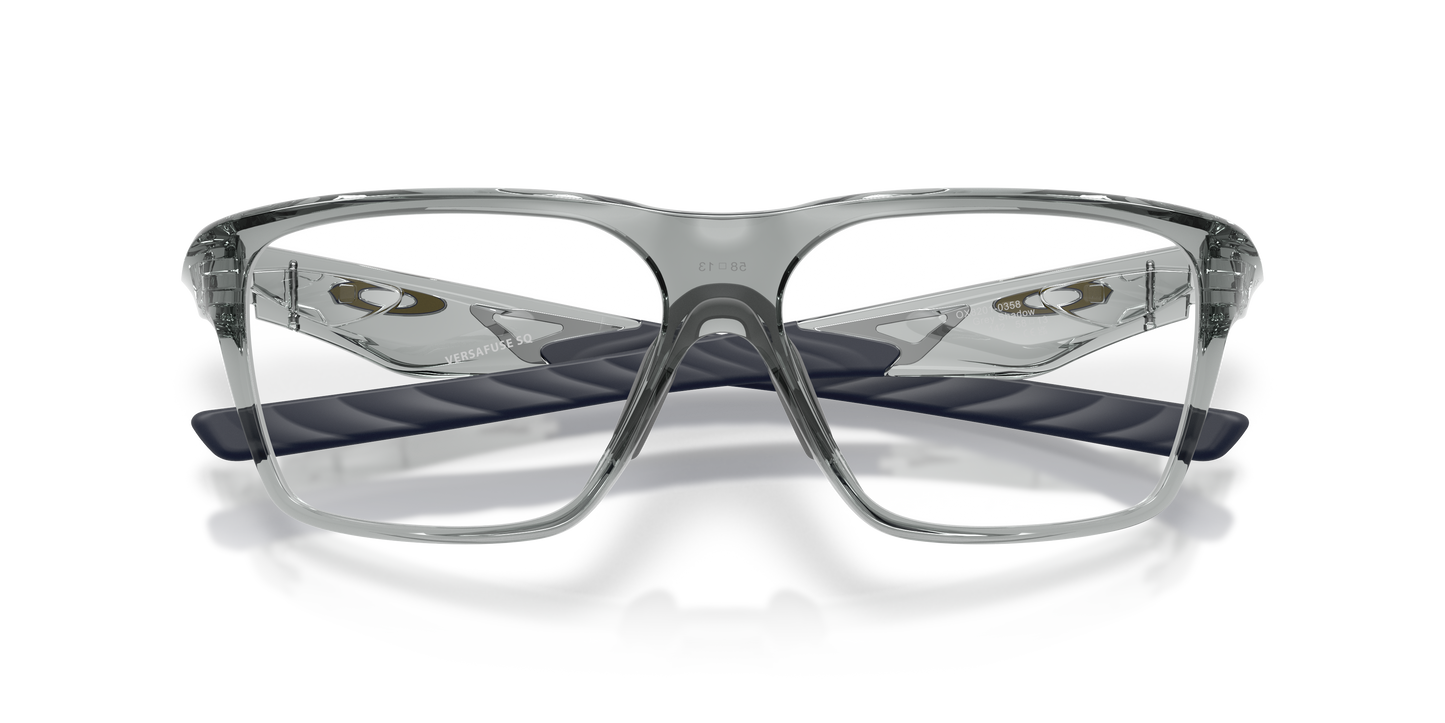 Oakley OX8201 Versafuse SQ Unisex Rectangle Eyeglass Frames - Satin Black Frame
