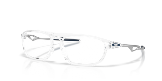 Oakley OX8203 Neomata Unisex Rectangle Eyeglass Frames - Polished Clear Frame