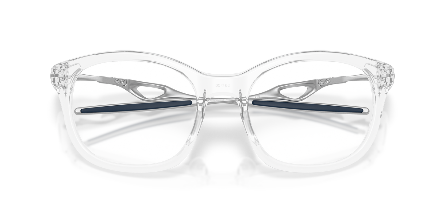 Oakley OX8204D Neoture Unisex Rectangle Eyeglass Frames - Polished Clear Frame