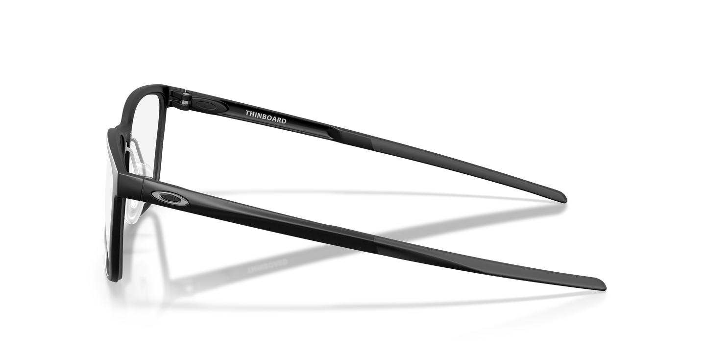 Oakley OX8205 Thinboard Unisex Rectangle Eyeglass Frames - Satin Grey Smoke Frame