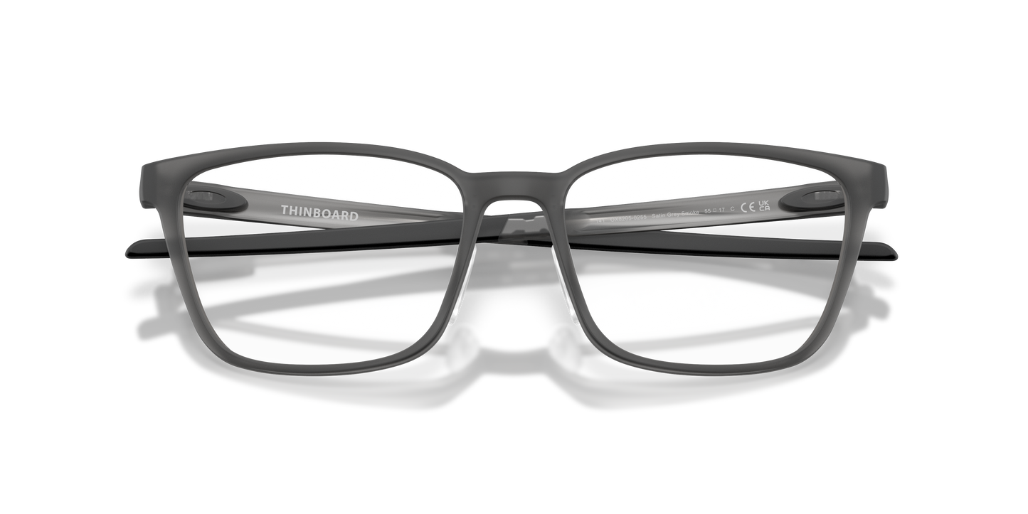 Oakley OX8205 Thinboard Unisex Rectangle Eyeglass Frames - Matte Dark Amber Frame