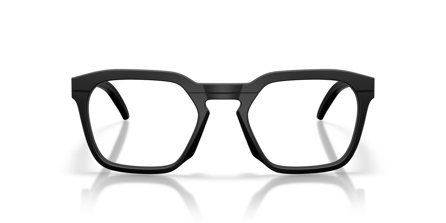 Oakley OX8208 HSTN SQ Unisex Square Eyeglass Frames - Polished Clear Frame