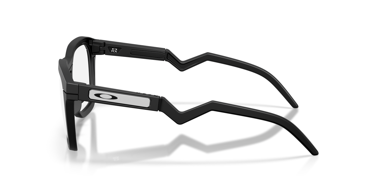 Oakley OX8208 HSTN SQ Unisex Square Eyeglass Frames - Polished Clear Frame
